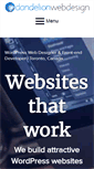 Mobile Screenshot of dandelionwebdesign.com